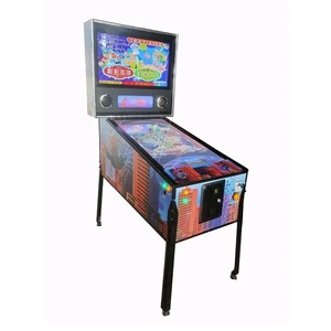 Machine de flipper d'arcade classique avec système de notation électronique, lumières LED et cabinet personnalisé - Product Image 1