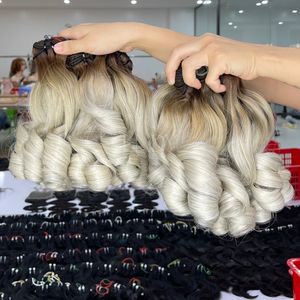 Extensiones de cabello humano vietnamita de color rubio hinchable de la más alta calidad con paquete de precio al por mayor 2025 - Product Image 5
