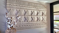 Tenture murale en macramé de grande taille tissée à la main idéale pour la décoration de salon et de mariage en gros d'Inde