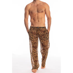 Leggings OEM en maille transparente à sublimation léopard style uni pour hommes Legging avec boutons à la taille pour garçons - Product Image 6