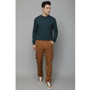 กางเกงผ้าชิโนสำหรับผู้ชายใส่ในฤดูร้อนกางเกงคาร์โก้และกางเกงผ้าชิโนสีทึบแบบลำลองมีสไตล์ทันสมัย - Product Image 1