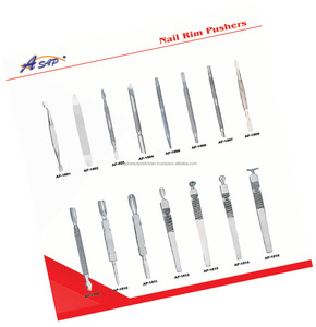 Herramienta Profesional de Acero Inoxidable para Empujar y Remover Cutículas, Doble Punta, Reutilizable, para Limpiar Uñas, Manicura OEM, Color Natural, Tipo Plano - Product Image 2