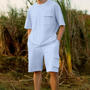 Conjunto de pantalones cortos personalizados para hombre, Sudadera con capucha y cremallera con estampado abullonado, conjunto de pantalones cortos unisex lavado ácido, chándales, conjunto de pantalones cortos de motociclista impresos - Product Image 2