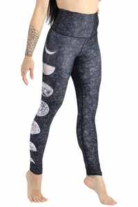 Haute demande juste une phase de lune foncée imprimé Yoga Leggings taille haute écologique et vêtements actifs mode Gym Leggings pour les femmes - Product Image 4