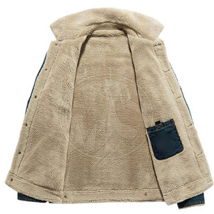 Made In High Quality <b>Jeans</b> Winter <b>Jacket</b> Solid Color Casual <b>Jeans</b> <b>Jacket</b> Covered Button <b>Men</b> <b>Jeans</b> <b>Jacket</b> - Product Image 3