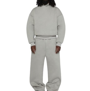 Meilleure qualité hommes lourd coton survêtement Baggy polaire à capuche pantalons de survêtement survêtement ensembles hiver survêtements 2026 - Product Image 1