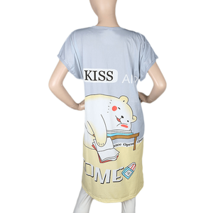 Chemise de nuit pour femme - Gris - Product Image 3