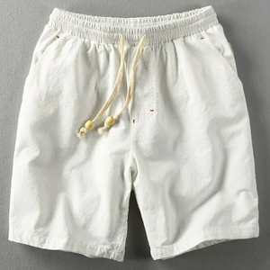 Shorts de sport pour hommes en coton respirant avec cordon de serrage, logo personnalisé, séchage rapide, nouveau style d'été, course à pied, natation, entraînement, fitness - Product Image 6