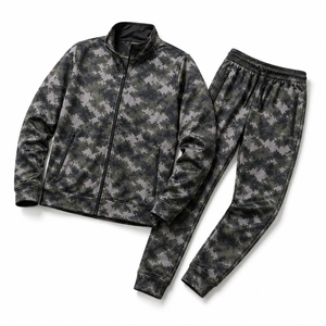 Chándal de Camuflaje Digital Personalizado para Hombre, Chaqueta Deportiva con Cremallera Completa, Pantalones Jogger, Ropa Deportiva OEM ODM de Marca Privada - Product Image 4