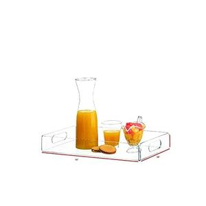 Rectangular <b>Acrylic</b> Display Serving Tray Clear <b>Acrylic</b> Tray With square shape hot selling - Product Image 5