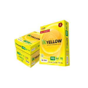 IK กระดาษถ่ายเอกสาร A4สีเหลือง - Product Image 2