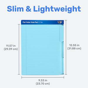 Confezione da 12 Blocco Note con Raccoglitore per Documenti, Cartella Presentazione in Carta Manila con Tasca e Anelli, Realizzata in Carta - Product Image 3