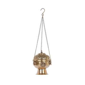 Brass Hanging <b>Incense</b> <b>Burner</b> Golden Finished Aromatherapy Holder - Product Image 1