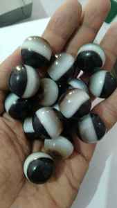 Cuentas de ágata con bandas hechas a medida, tamaño de 12 mm y más grande, adecuadas para diseñadores de joyas nativas y tradicionales para reventa - Product Image 3