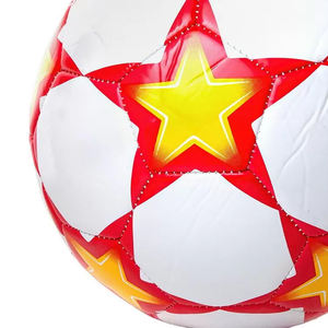 Ballon de football de taille personnalisée 2026, 5 PU, durable, rebondissant, thermosoudé et cousu à la machine, vente en gros, OEM - Product Image 6
