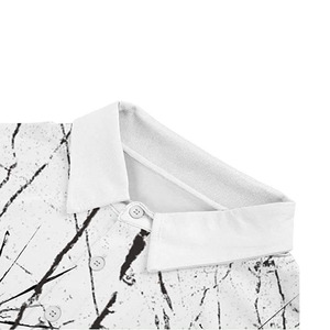 Camisa de Manga Corta Personalizada para Hombre con Diseño Sólido en Tela de Lona Transpirable, Color y Logotipo Personalizables - Product Image 3