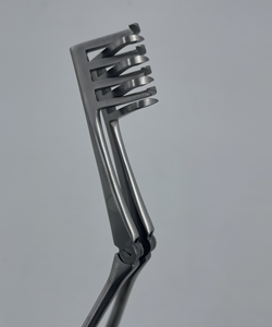 Retractor autoajustable Beckmann Adson de acero alemán semiofilado de 31 cm (12 pulgadas) con 4 puntas, instrumentos quirúrgicos para uso médico - Product Image 3