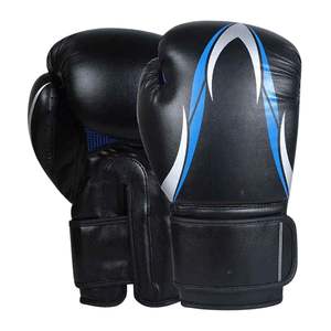Gants de sparring professionnels en cuir véritable Gants de boxe d'entraînement coupe-vent à doigts entiers - Product Image 1