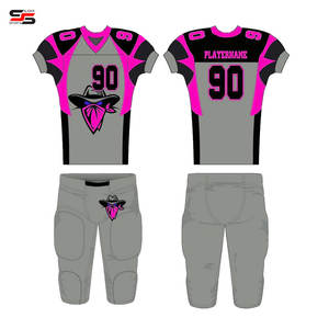 Personalizado al por mayor equipo adulto sublimación práctica juvenil fútbol americano uniforme conjunto - Product Image 2