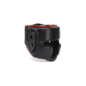 Fitness artes marciales Karate boxeo cabeza guardia cara Seguridad Protección logotipo personalizado cuero tela artes marciales cabeza guardia - Product Image 4