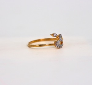 แหวนทองคำแท้ 14K สีเหลือง ประดับเพชรทรงกลม 1 กะรัต เพาะเลี้ยงในห้องปฏิบัติการ ขัดเงาอย่างดี แหวนแต่งงานสำหรับผู้หญิง สี D ถึง G ระดับความสะอาด IF SI2 - Product Image 4