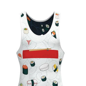 2024 Custom logo Plain <b>Men</b> Wrestling Canada Sublimation White Wrestling <b>Singlet</b> - Product Image 2