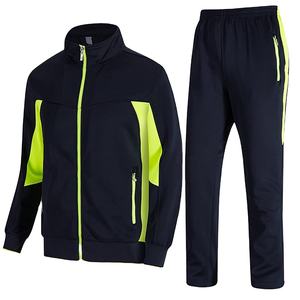 Survêtement pour hommes survêtement garçons 100% coton velours velours polyester nylon personnalisé ensemble de survêtements de football coupe-vent pour hommes - Product Image 1