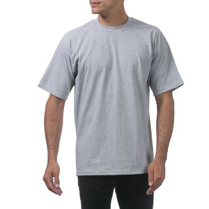 Hanes 5.2 ออนซ์ เสื้อยืดคอตตอน ComfortSoft Pro Club เสื้อยืดเฮฟวี่เวทสีเทา 2XL-TALL - Product Image 3