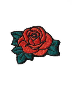 Sequin-embellished patches with <b>adhesive</b> base and merrow border for decorative fabric styling and garment decor - Product Image 5