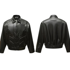 Chaquetas Varsity de Béisbol de Alta Calidad para Hombre, Estilo Vintage, de Cuero y Lona, para Invierno y Otoño - Product Image 1