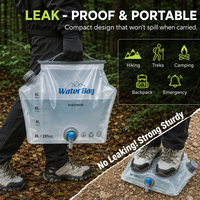 Sac à eau de 8 litres sans BPA, anti-fuite, avec bec verseur et bouchon de sécurité, conteneur de stockage vertical, directement de l'usine