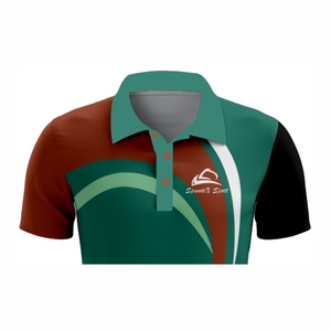 Camiseta de Manga Corta de Poliéster de Secado Rápido con Estampado Personalizado Premium para Golf y Uniformes de Trabajo - Product Image 4