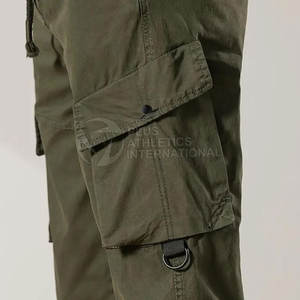 Pantalones de calle de estilo urbano para hombre con cintura elástica y diseño de múltiples bolsillos para hombre, pantalones Cargo de calle - Product Image 6