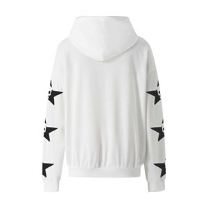 Top à la mode femmes personnalisé graphique imprimé avec strass coupe régulière fermeture éclair couverture complète coton polaire femmes fermeture éclair sweats à capuche - Product Image 5