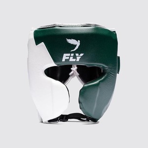 Protège-tête de boxe de qualité supérieure, différentes couleurs, fabriqué en cuir véritable, logo personnalisé, fermeture auto-agrippante et lacets, pour Muay Thai - Product Image 1
