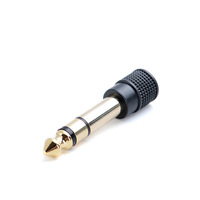 Plaqué or 6.35mm (1/4 pouces) mâle à 3.5mm (1/8 pouces) femelle adaptateurs de casque stéréo prise jack pour casque