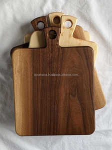 Planche à découper en bois d'acacia avec poignée Bloc à découper naturel pour la cuisine à domicile - Product Image 4