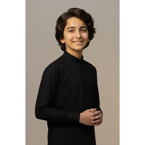 Enfants Garçons Festive Shalwar Kameez Vêtements Brodés pour Garçons Designer Shalwar Kameez - Product Image 3