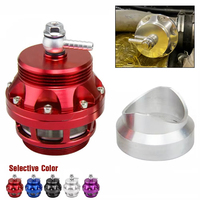 Adaptor Katup Buang/Pelepas Tekanan Mobil Baru Universal 50mm Racing Turbo dengan Flensa Aluminium untuk VW Audi