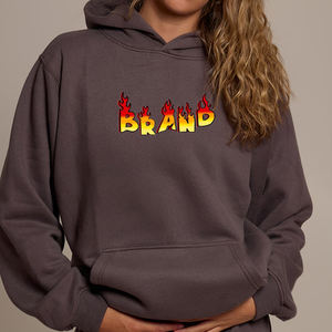 Vente en gros sur mesure 100% coton 465 GSM pull à capuche épais pour femmes épaule tombante Streetwear Hip Hop Style à capuche - Product Image 4