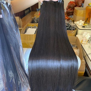 Fábrica de cabello de Vietnam Paquetes al por mayor Trama de hueso recto Gran stock Cabello virgen de alta calidad 100% Cabello Remy - Product Image 1