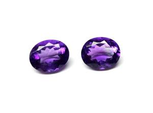 Piedra Preciosa de Amatista de Primera Calidad, Forma Ovalada para Hacer Joyas, Amatista Bien Pulida de 12x10 mm, Piedra Tallada Facetada, Regalo para Ella - Product Image 4