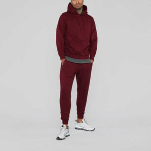 Vêtements de sport en gros pour l'hiver, survêtement décontracté pour homme, jogging à capuche, logo personnalisé, respirant, imprimé, 2 pièces, grande taille - Product Image 5