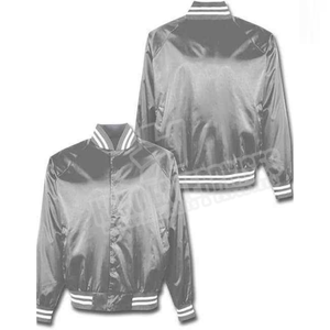 แจ็กเก็ตเลตเตอร์แมนเสื้อแขนยาวผ้าซาตินแท้สำหรับผู้ชายเสื้อแจ็คเก็ตผ้าซาตินสำหรับฤดูหนาวแบบสมาร์ทและมีสไตล์ - Product Image 5