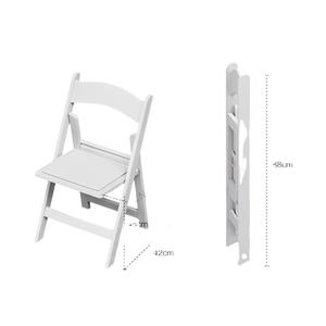 Chaises pliantes de jardin pour événements de mariage en plein air en résine plastique blanche bon marché les plus vendues Chaise de salle à manger Wimbledon Chaise d'hôtel - Product Image 5