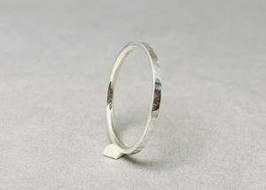 Anillos martillados de moda de alta calidad, anillos de moda simples gruesos, joyería delgada de gran venta, joyería de plata Bohemia - Product Image 4