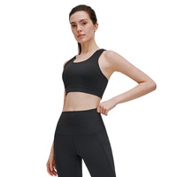 Ensemble de yoga 2 pièces pour femme, taille haute, respirant, de haute qualité, longueur intégrale, personnalisable, sans couture sur le devant, en Spandex/Nylon
