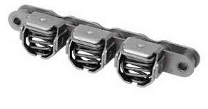 Standard Frame <b>Clamp</b> 08B1GC-B Stainless Steel Gripper Roller Chains for Form Fill and Vacuum Seal Wrapping Applications - Product Image 2