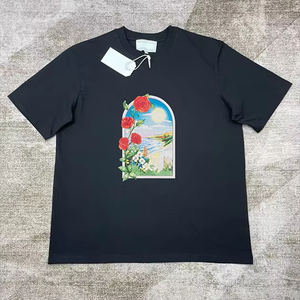 T-shirt de luxe Logo Printed Women Men T shirts <b>tees</b> Hip hop Oversized Men Casual Cotton T shirt Wholesale 2026 - Product Image 6