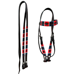Équipement de nettoyage en cuir de conception saisonnière en cristal de serre-tête occidentale de cheval léger de qualité supérieure - Product Image 2